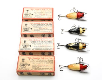 4 Boxed Heddon Crazy Crawlers