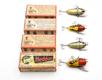 4 Heddon Crazy Crawlers