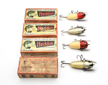4 Heddon Crazy Crawlers