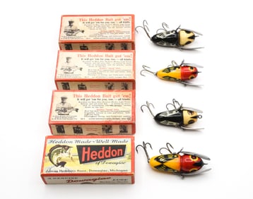 4 Heddon Crazy Crawlers