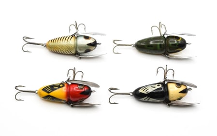 4 Heddon Crazy Crawlers
