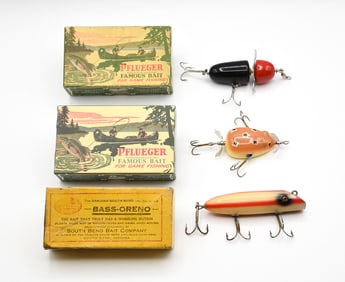 Boxed South Bend & Pflueger Lures