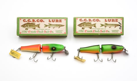 2 Creek Chub Jointed Pikies