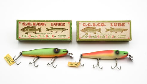 2 Creek Chub Boxed Pikies