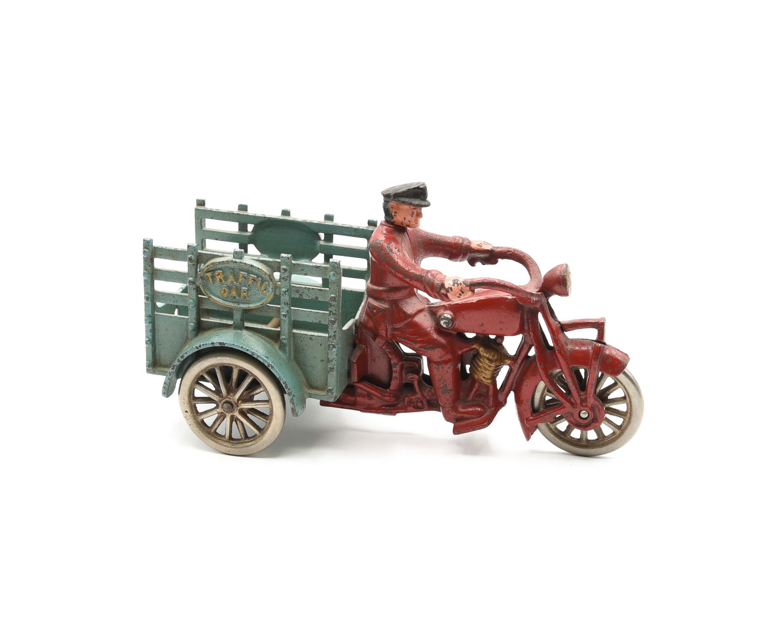 Hubley Indian Motorcycle Traffic Car (1 of 7)