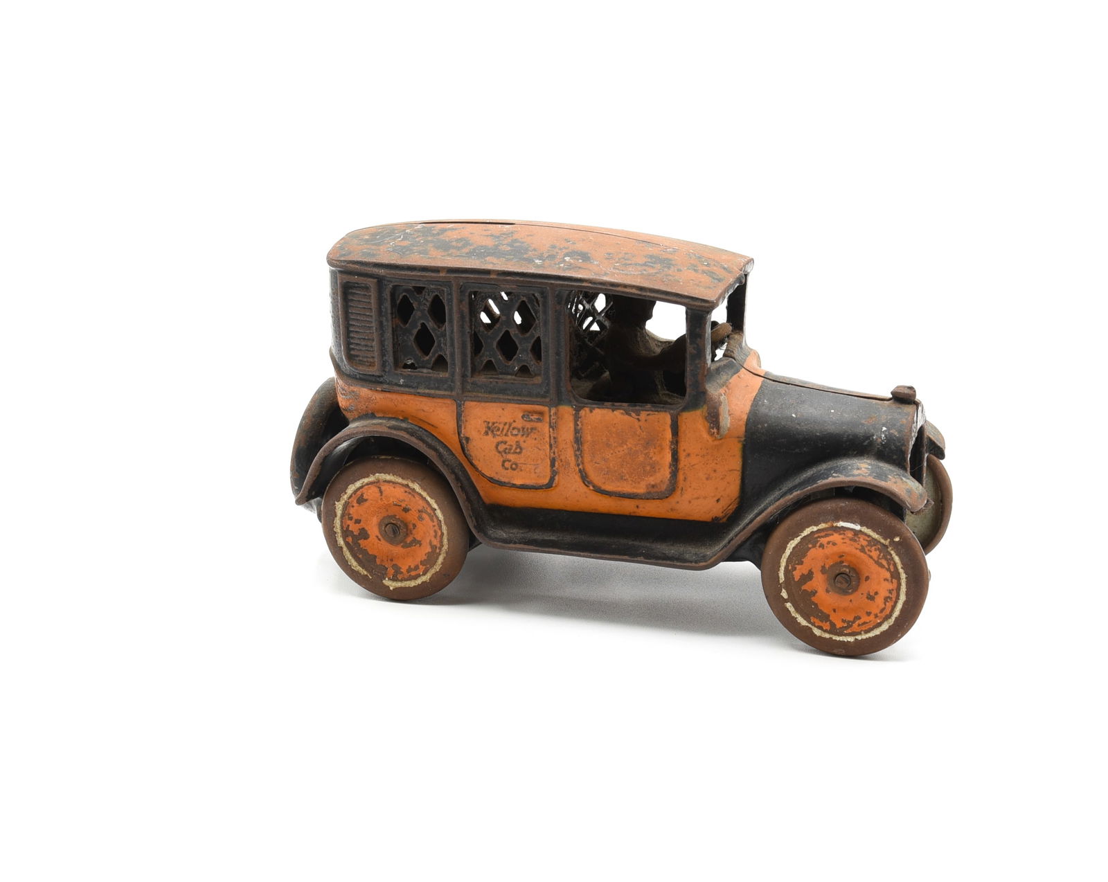 Arcade Cast Iron Yellow Cab Taxi Car Bank (1 of 6)