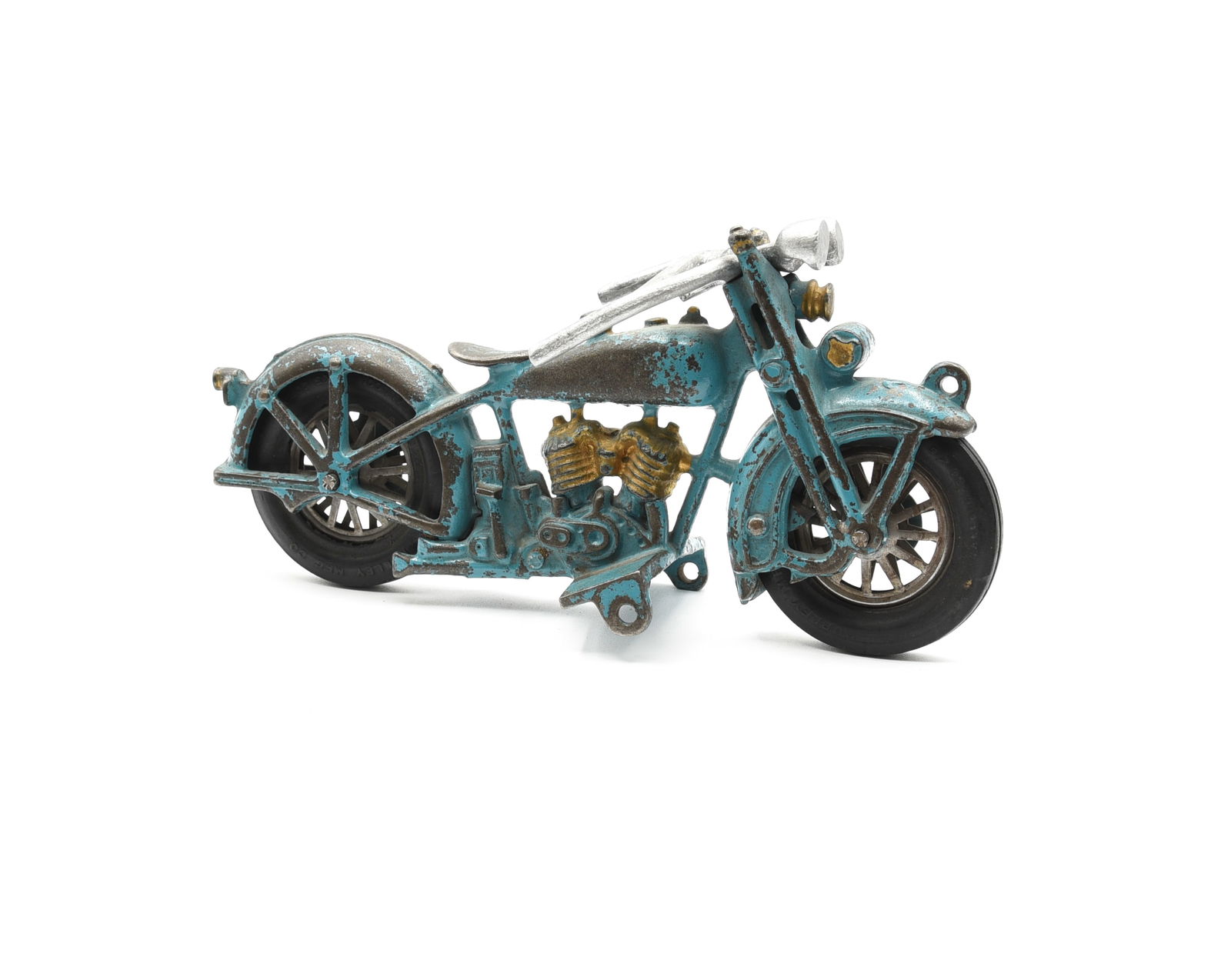 Hubley Harley Davidson Cast Iron Toy Motorcycle (1 of 5)