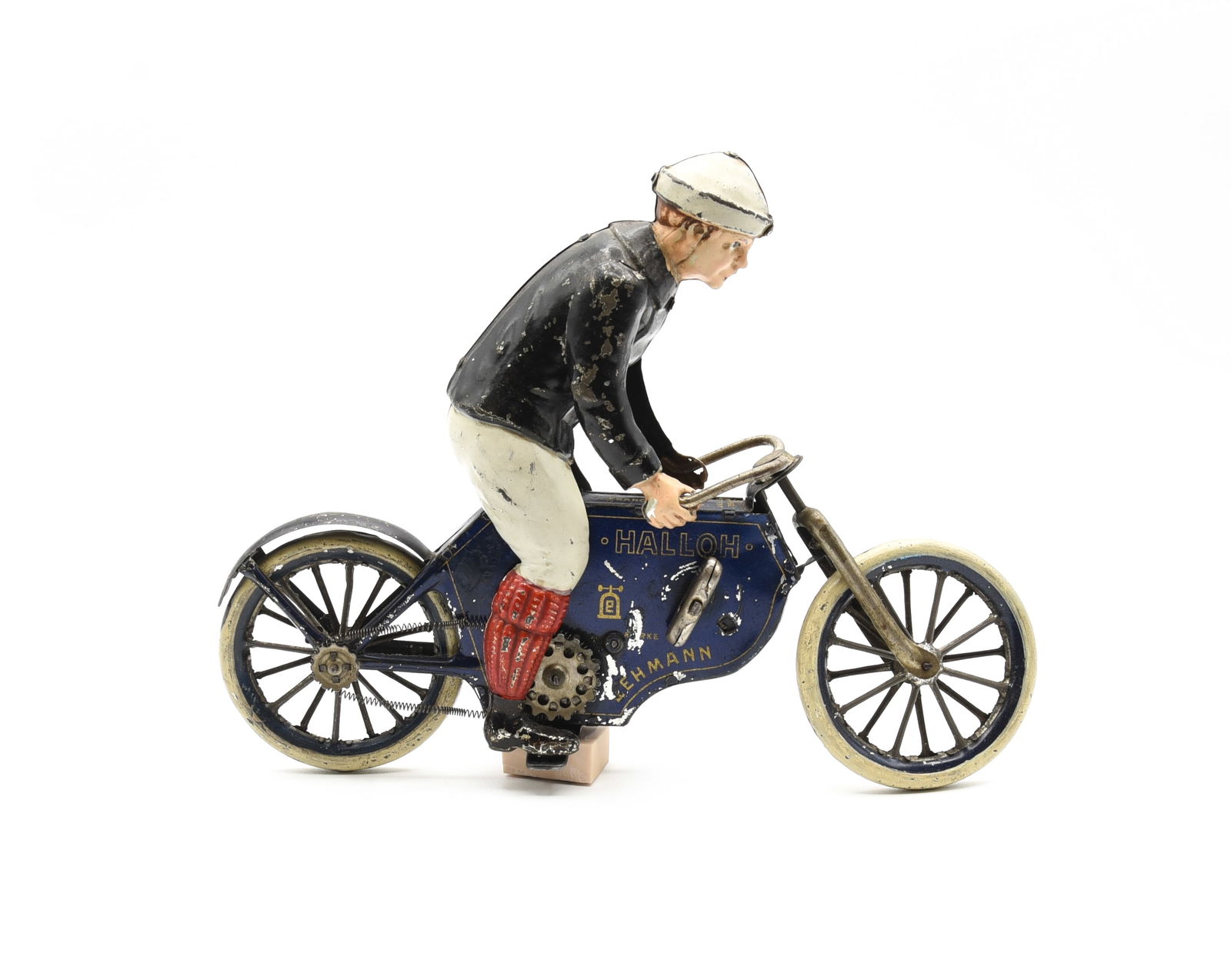 Lehmann Halloh Tin Wind up Motorcycle Toy (1 of 6)