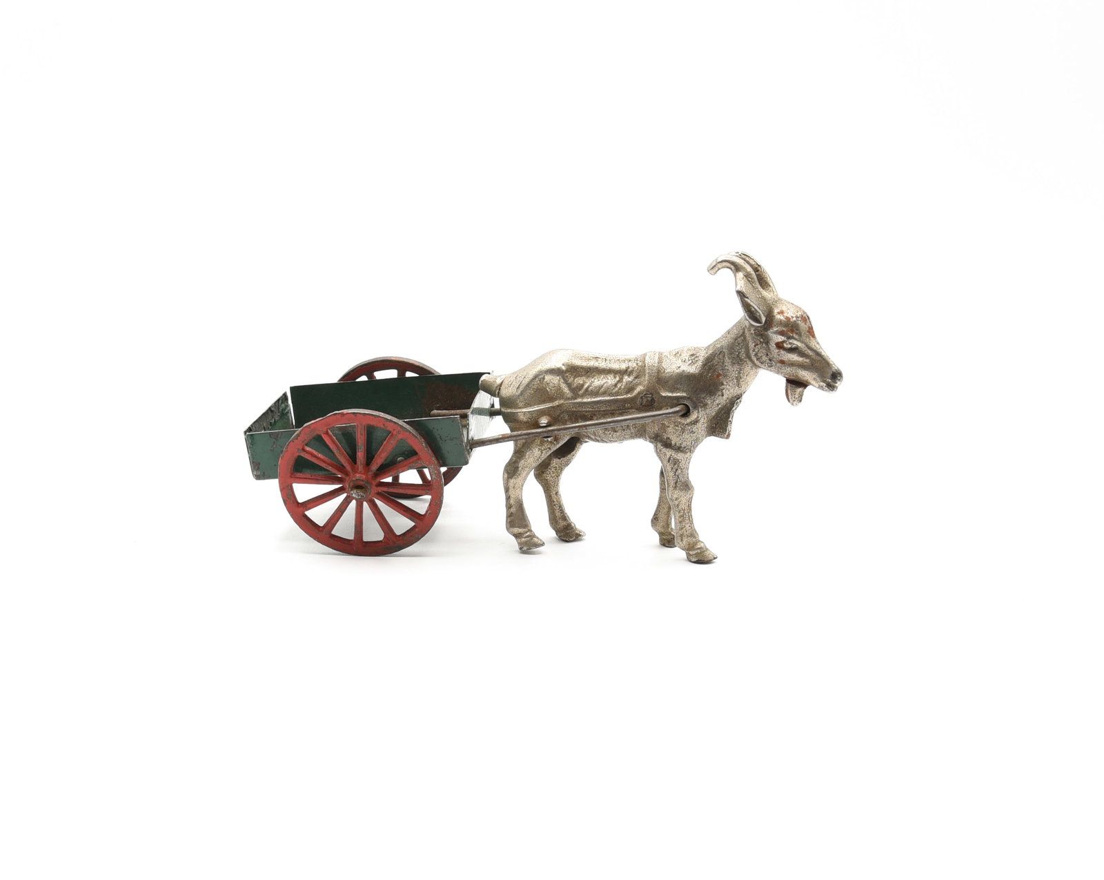 Kenton Cast Iron Goat Toy: 7 1/2" long.