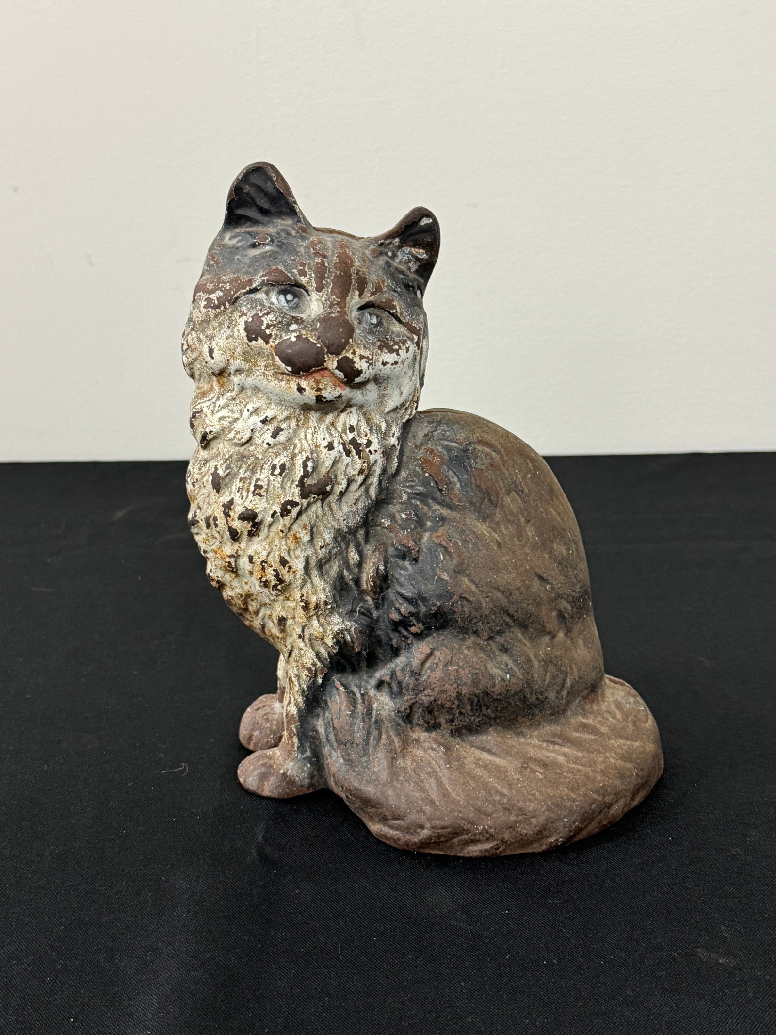 Cast Iron Cat Painted Door Stop (1 of 4)