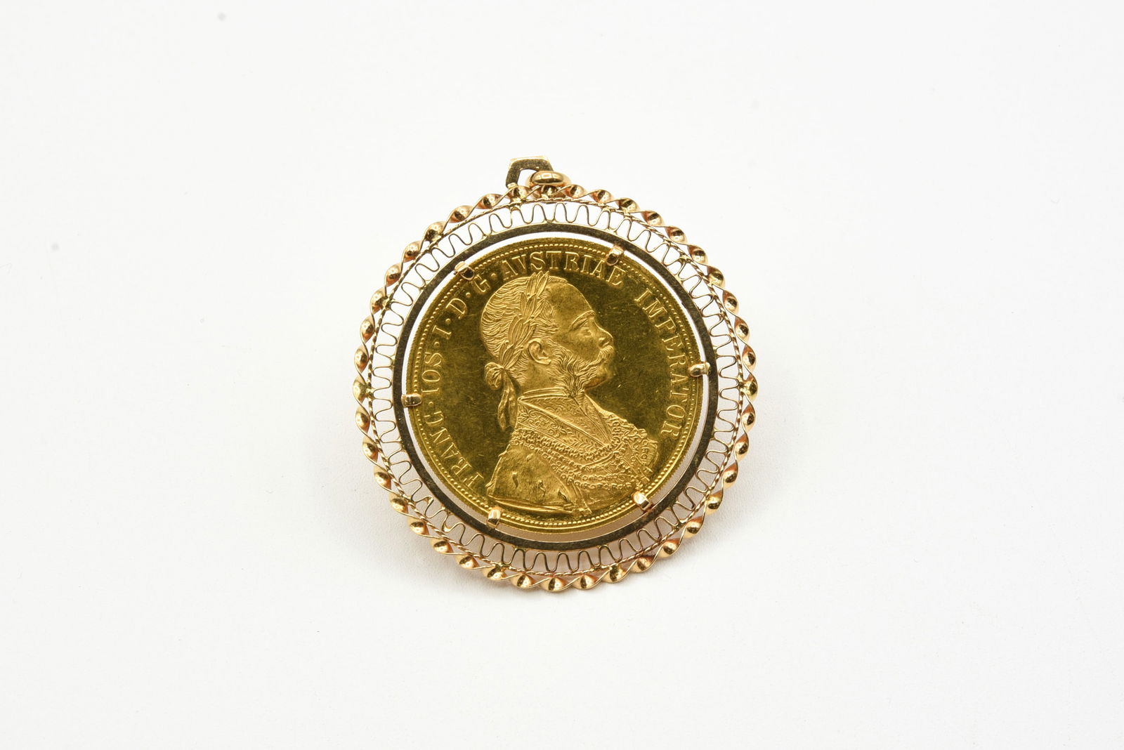 1915 Austrian Gold Coin Pendant (1 of 3)
