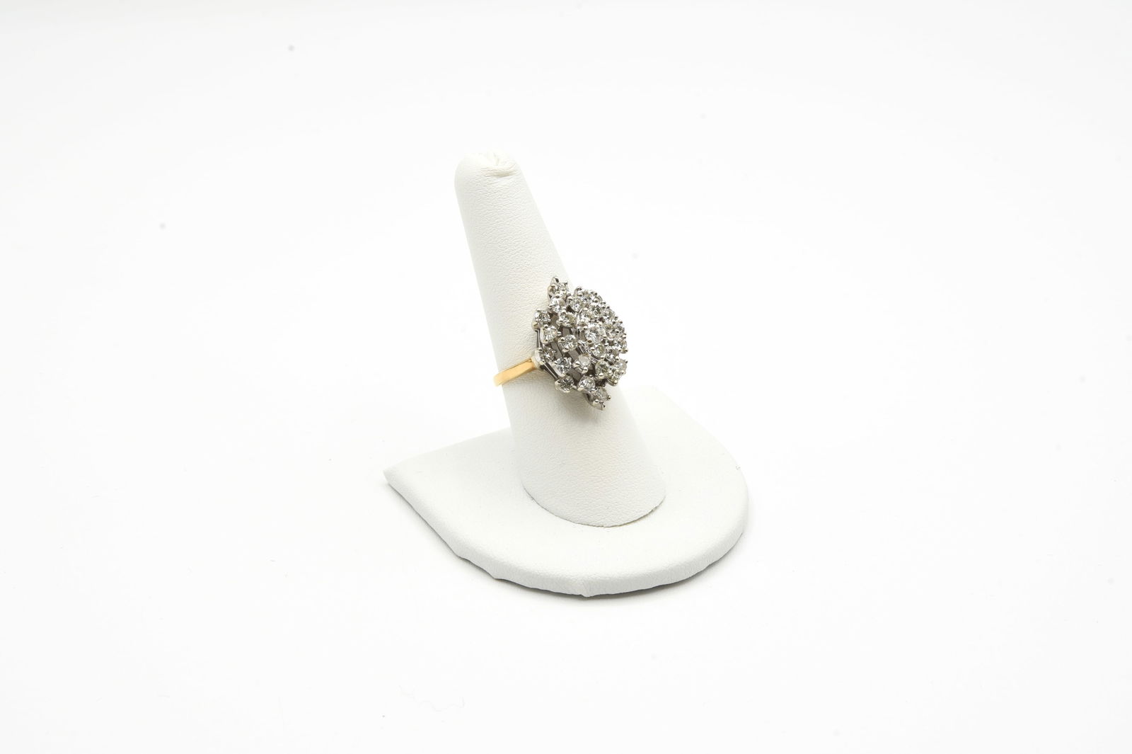 14kt Gold & Diamond Cluster Ring (1 of 5)