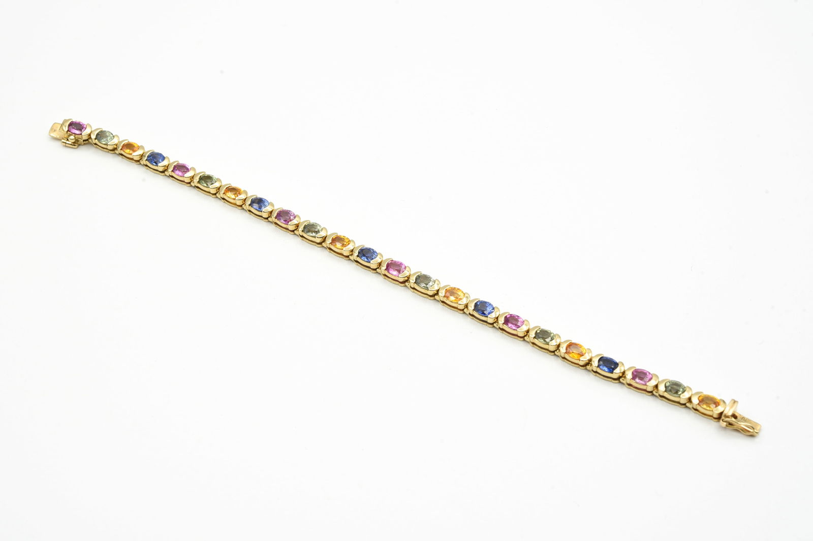 14kt Gold Gemstone Bracelet (1 of 3)