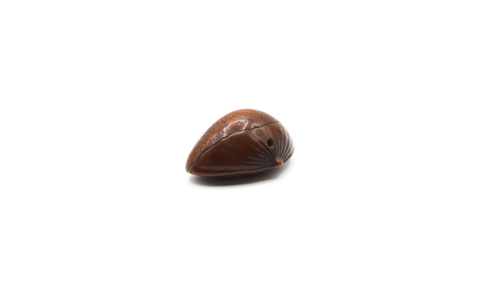 Carved Wooden Chestnut Netsuke Japanese (1 of 3)