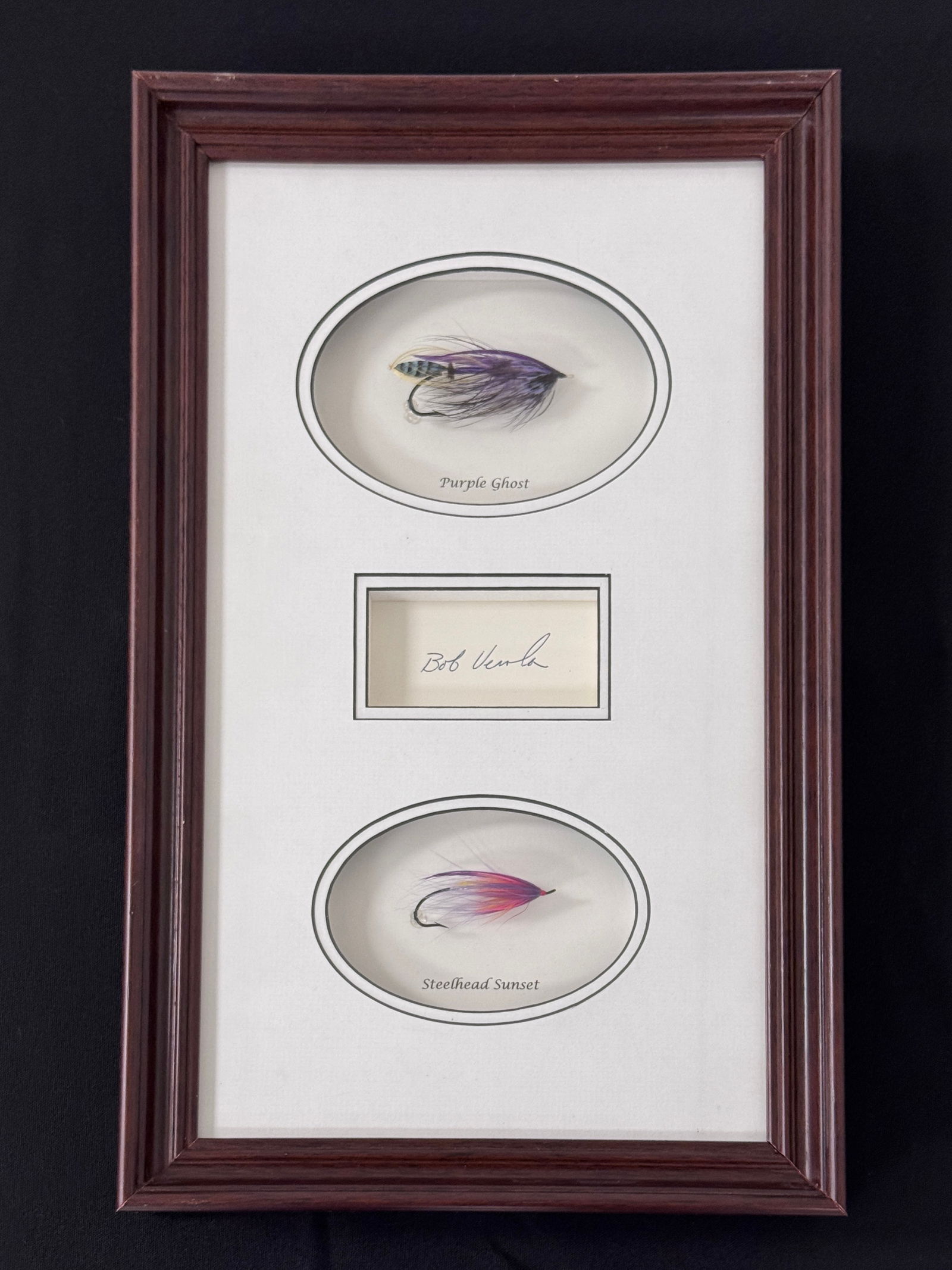 Framed Bob Veverka Spey Flies (1 of 3)