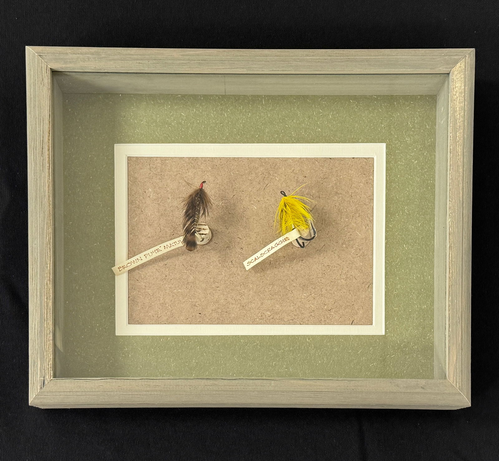 Ernest Schwiebert Framed Flies (1 of 4)