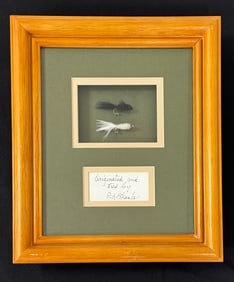 Framed Ed Shenk "Minnow" Flies