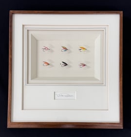 Framed Dick Talleur "Bergman" Fly Collection