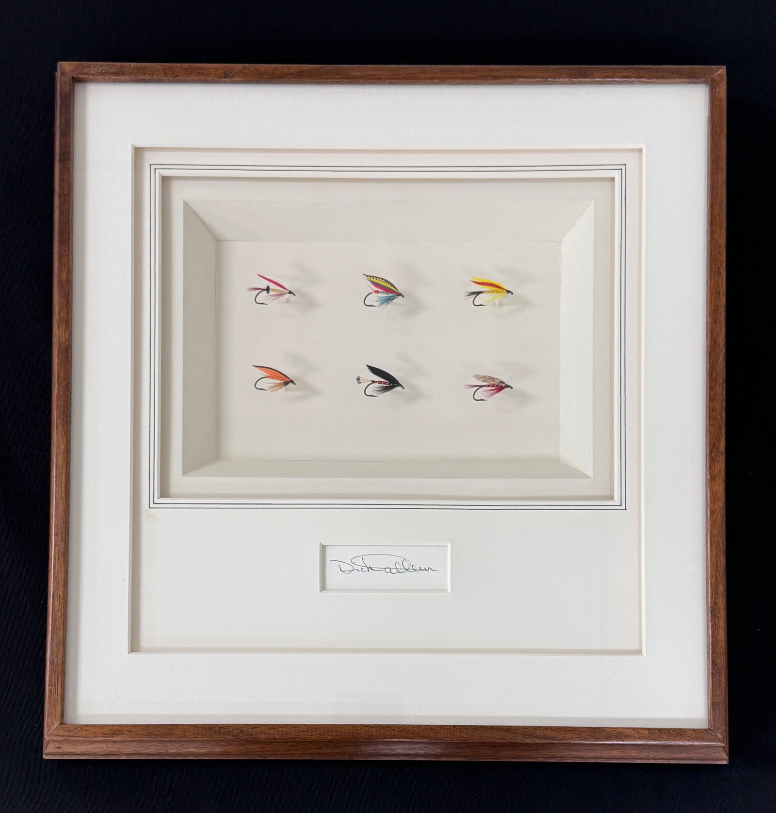 Framed Dick Talleur "Bergman" Fly Collection (1 of 3)