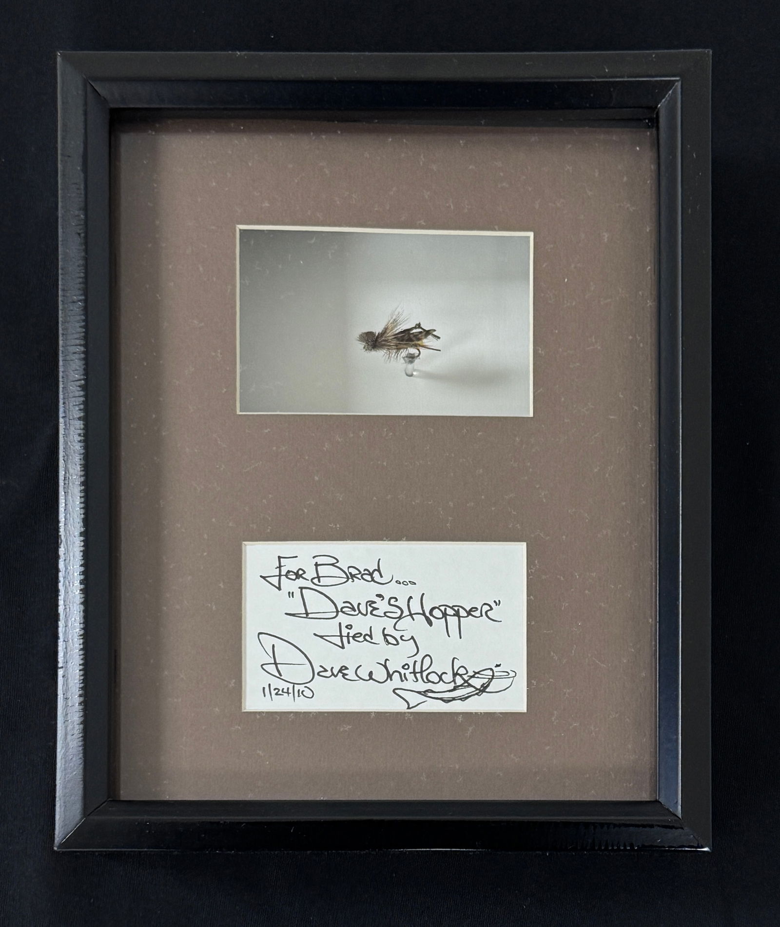 Dave Whitlock Framed Fly (1 of 3)