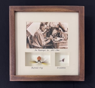 Framed Messinger Frog & Fly