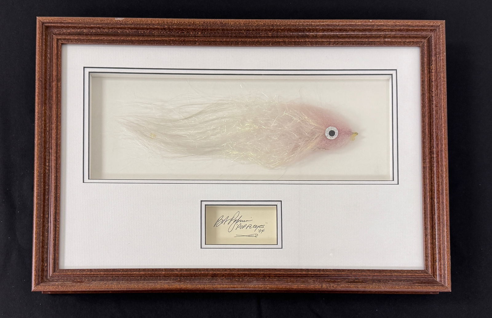 Framed Bob Popovics Saltwater Fly (1 of 3)