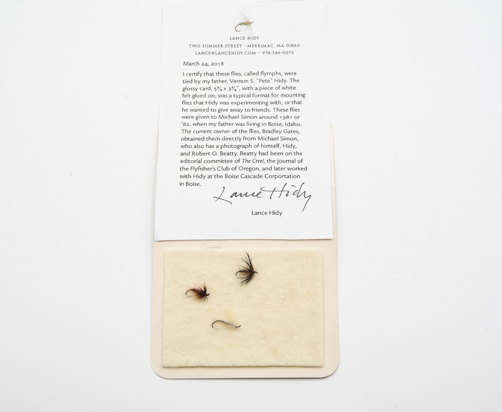 Vernon "Pete" Hidy Flymphs (1 of 2)