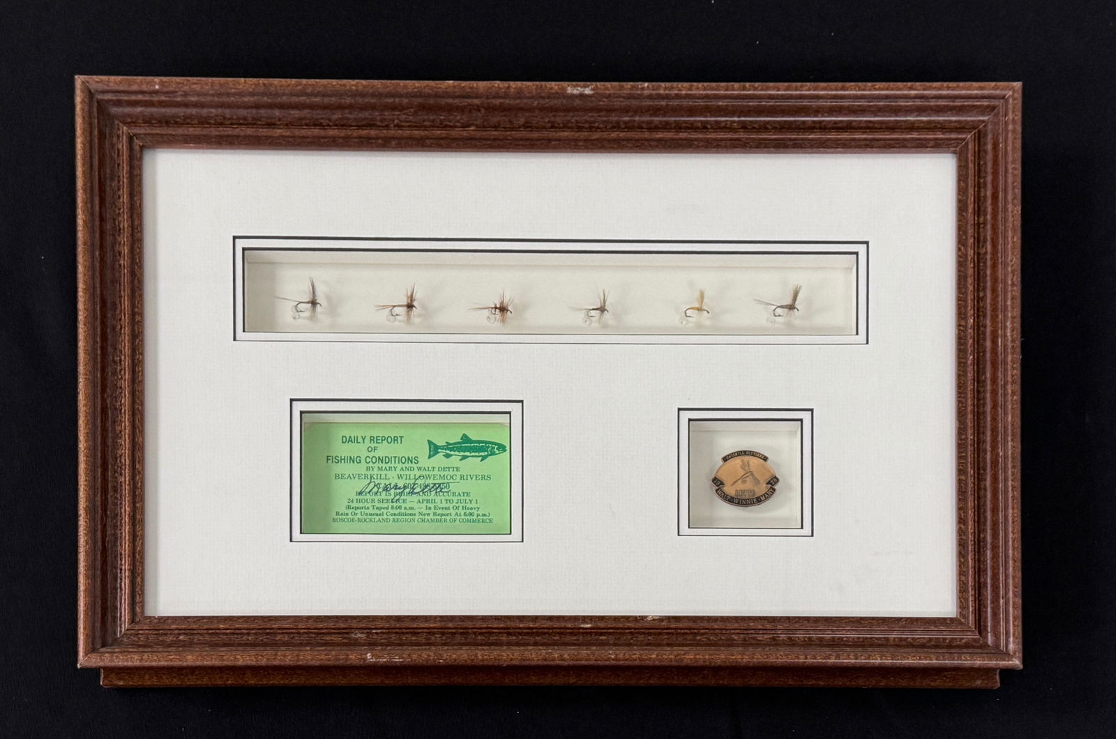Framed Dette Dry Flies (1 of 5)