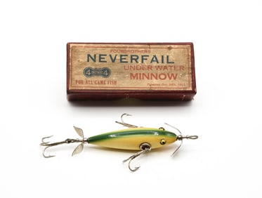 Plueger "Neverfail Under Water Minnow" Box