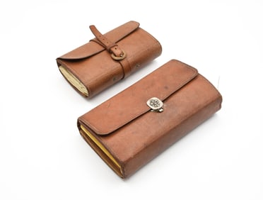 Early Leather Fly Wallets