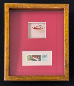 Framed Art Lingren Salmon Fly