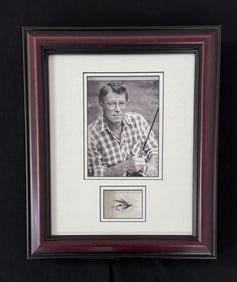 Framed Jim Bashline Wet Fly