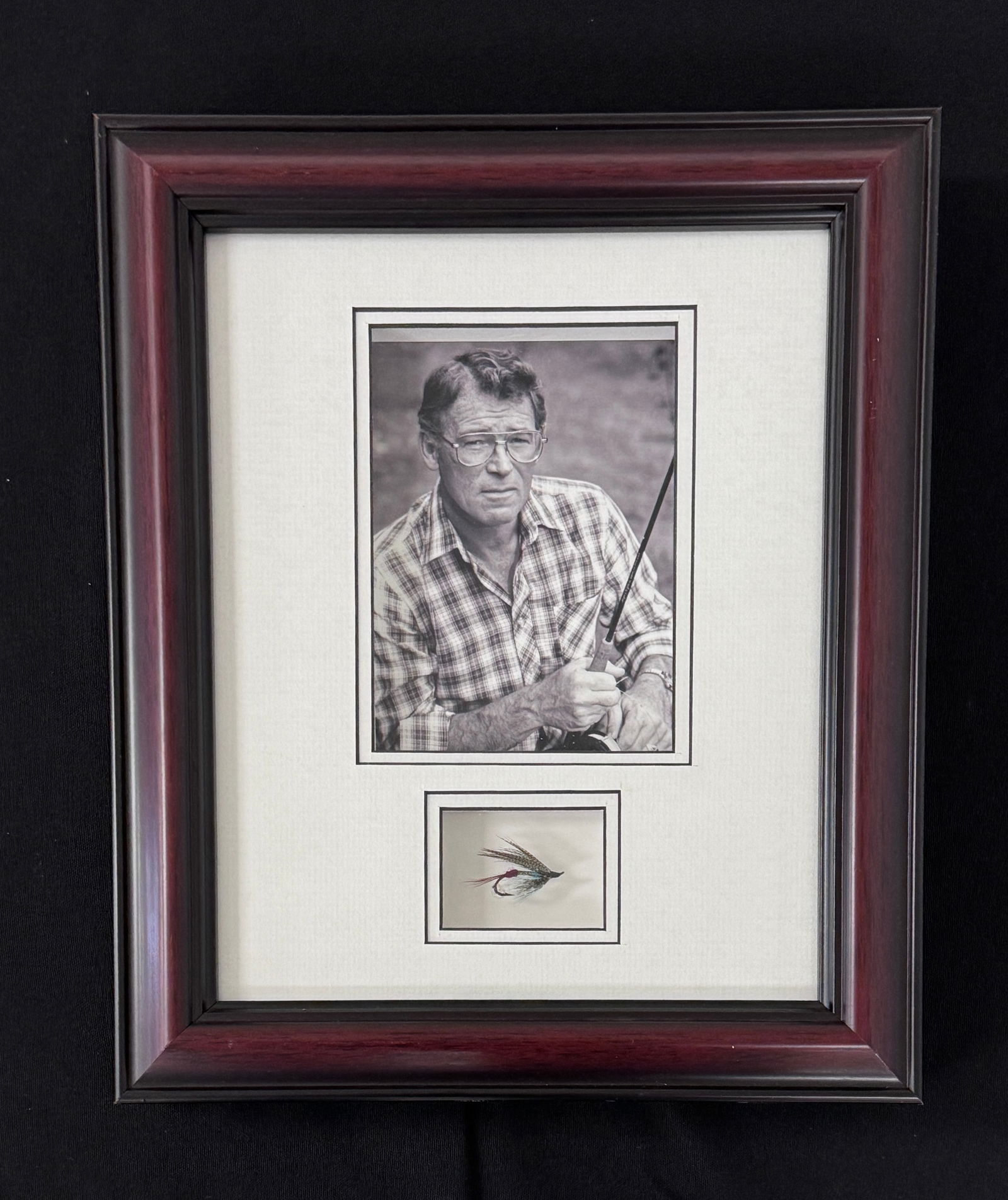 Framed Jim Bashline Wet Fly (1 of 2)