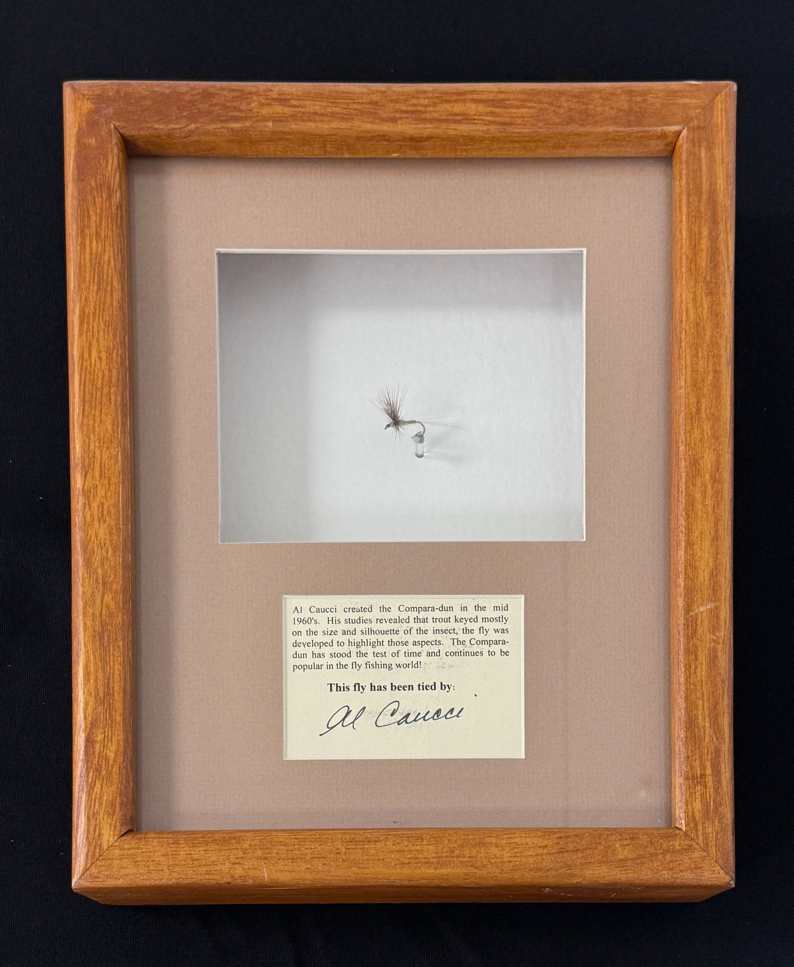 Al Caucci "Compara-Dun" Dry Fly (1 of 2)