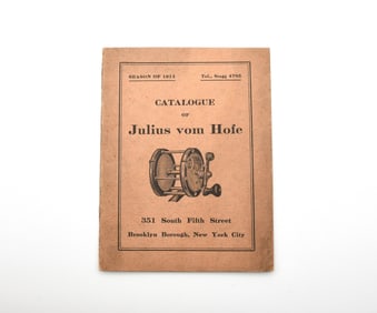 Early Julius Vom Hofe Reel Catalog