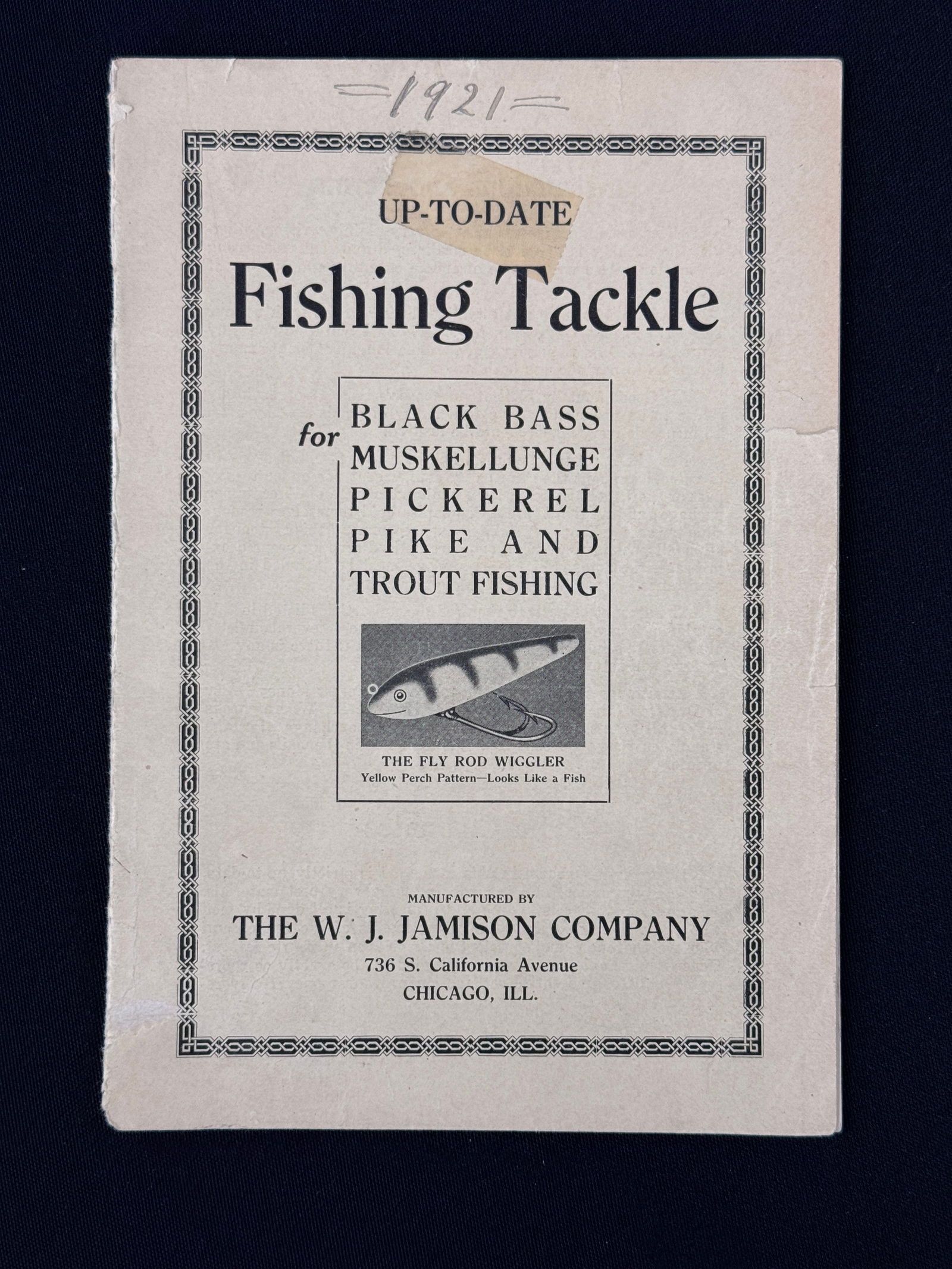 1921 W.J. Jamison Catalog (1 of 4)