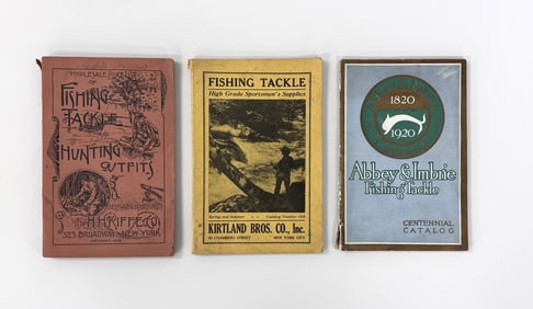 3 Early Fishing Tackle Catalogs