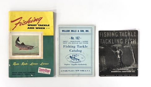 3 Vintage Fishing Tackle Catalogs
