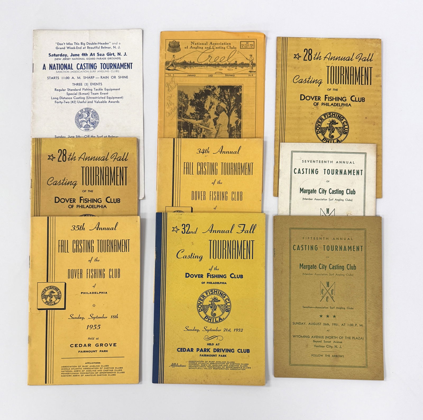 10 Vintage Tournament Booklets (1 of 1)