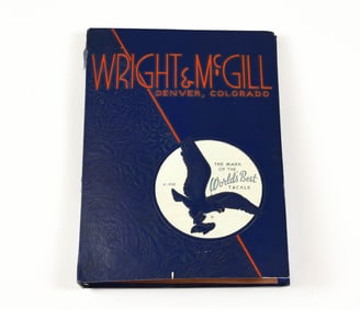 1930 Wright & McGill Salesman's Sample Book
