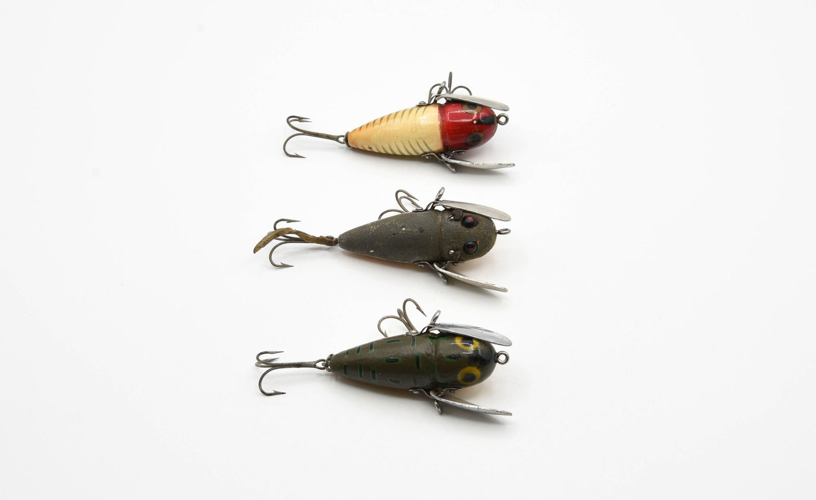 Heddon "Cone Tail" Crazy Crawlers (1 of 2)