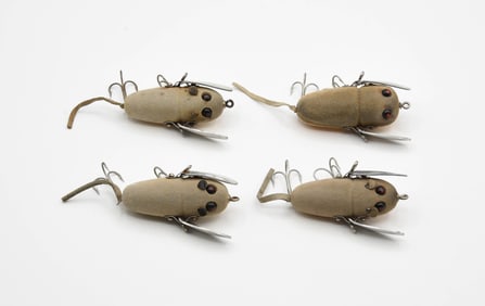 4 Heddon Crazy Crawlers