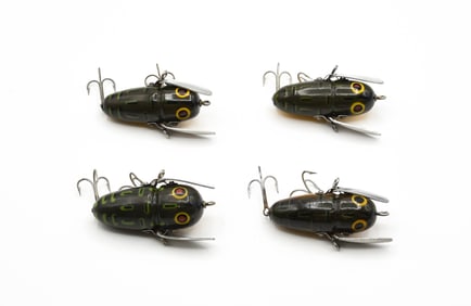4 Heddon 2120 Crazy Crawlers