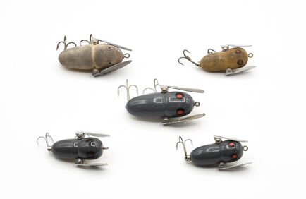 5 Heddon Crazy Crawler Spooks