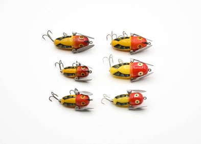 6 Heddon Crazy Crawler Spooks