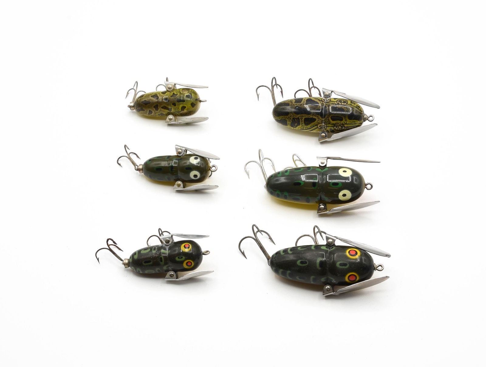 6 Heddon Crazy Crawler Spooks (1 of 2)