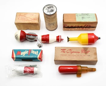 5 Vintage Boxed Floats