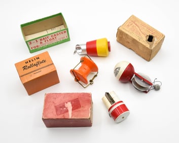 4 Vintage Boxed Floats