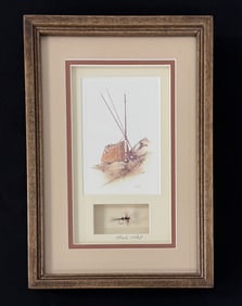 Framed Charlie Ports Dry Fly