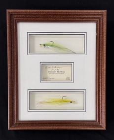 Framed Bob Clouser Minnow Flies